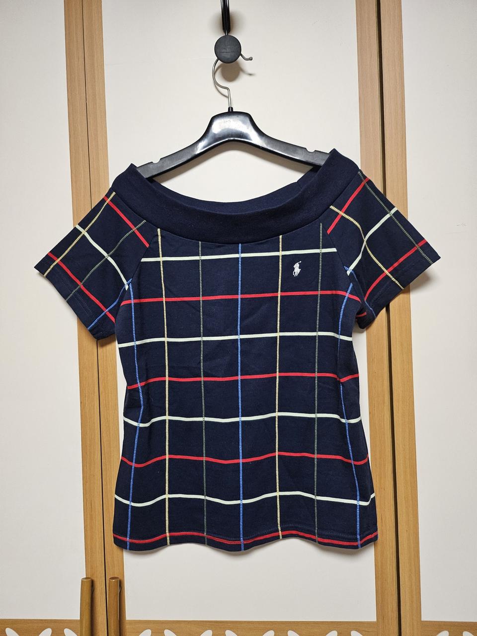 버버리 보트넥 티셔츠 여성