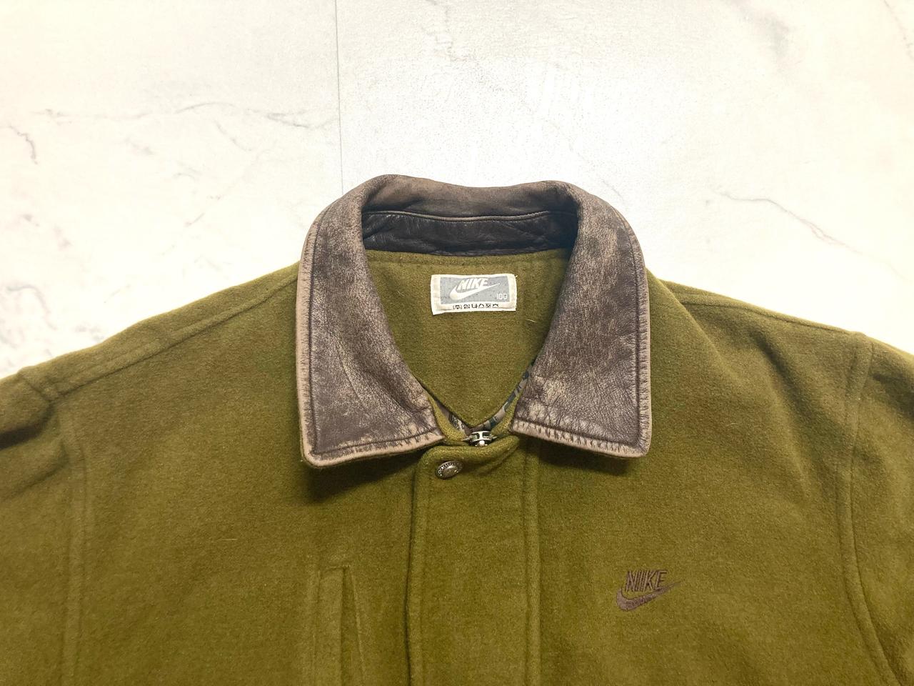 90s 나이키 삼나스포츠 울 모직 코트 자켓 100-105