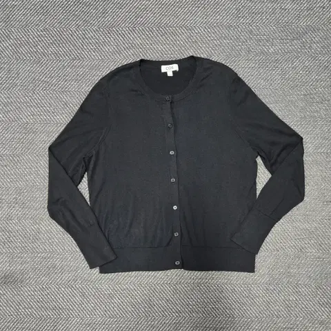 코스 COS 견55% 블랙 가디건 L