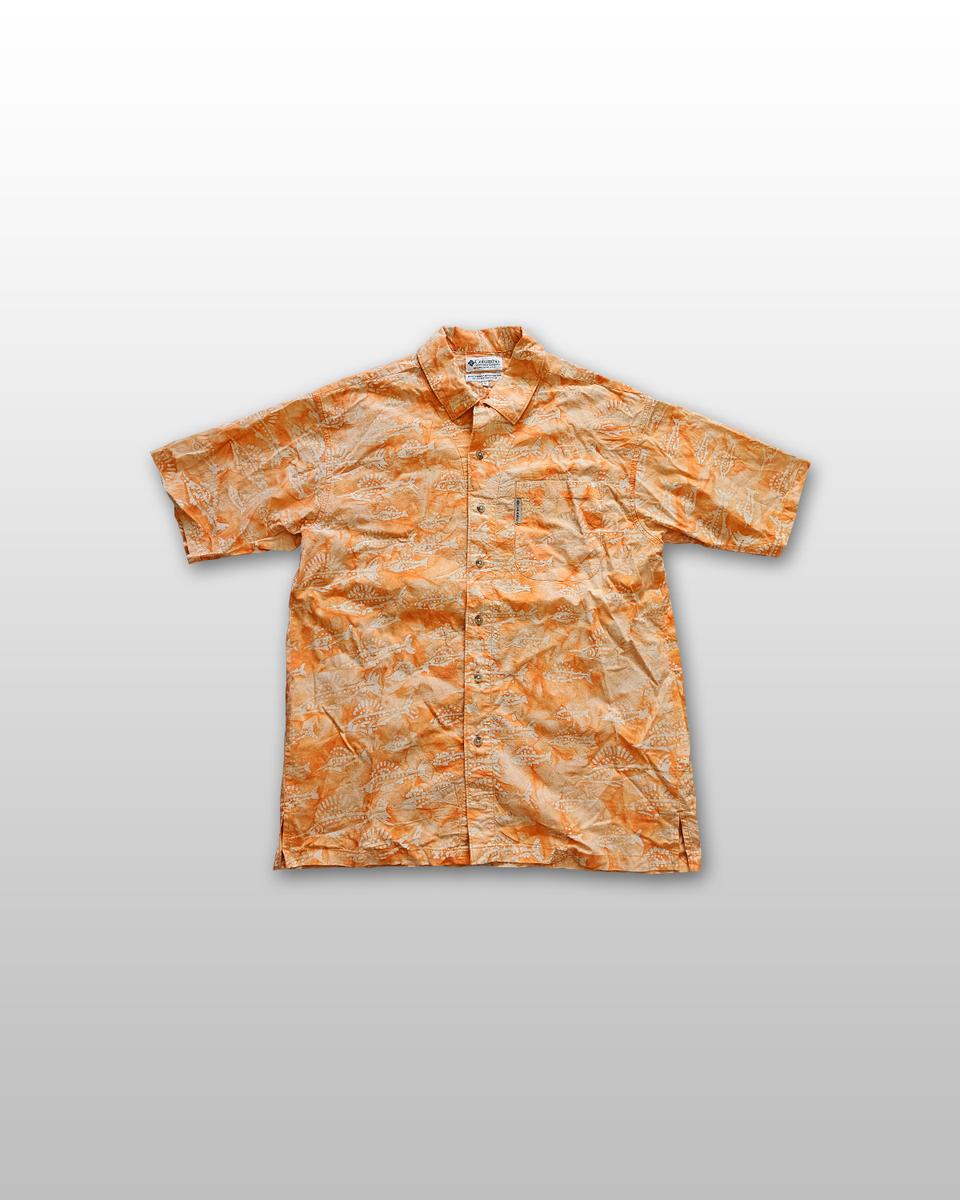 컬럼비아 코튼 하와이안 반팔 셔츠