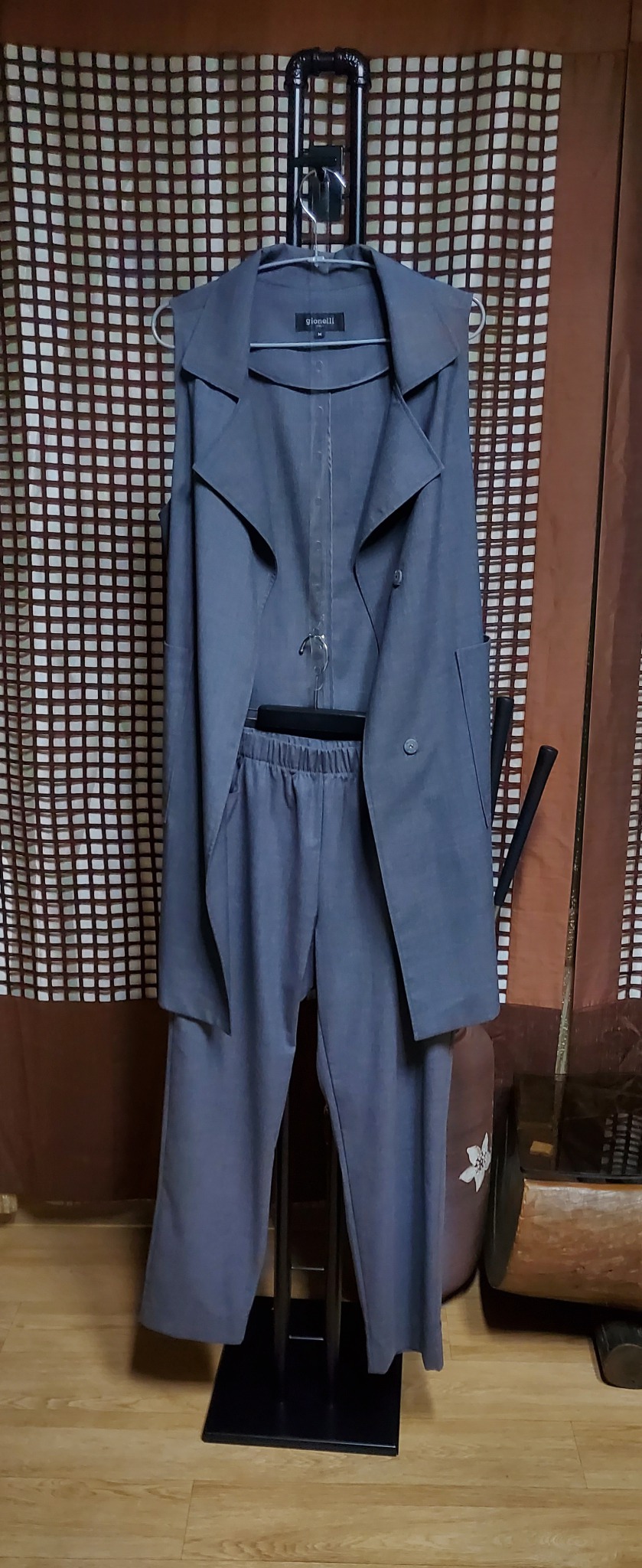 고급*정장,롱베스트와바지-66     (색상은2번째 쥐색입니다) 미착용