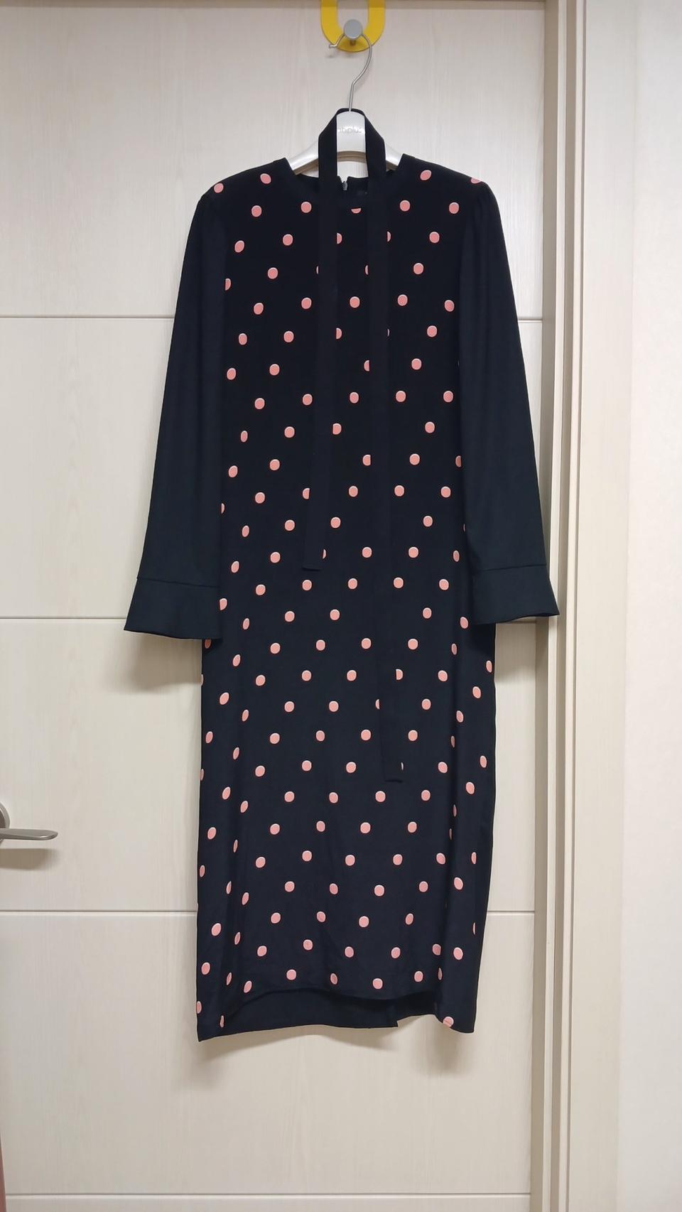 새옷) 도트가 러블리한 롱 쉬폰원핏