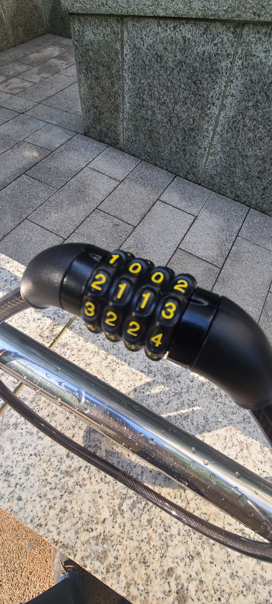 자전거 와이어 자물쇠