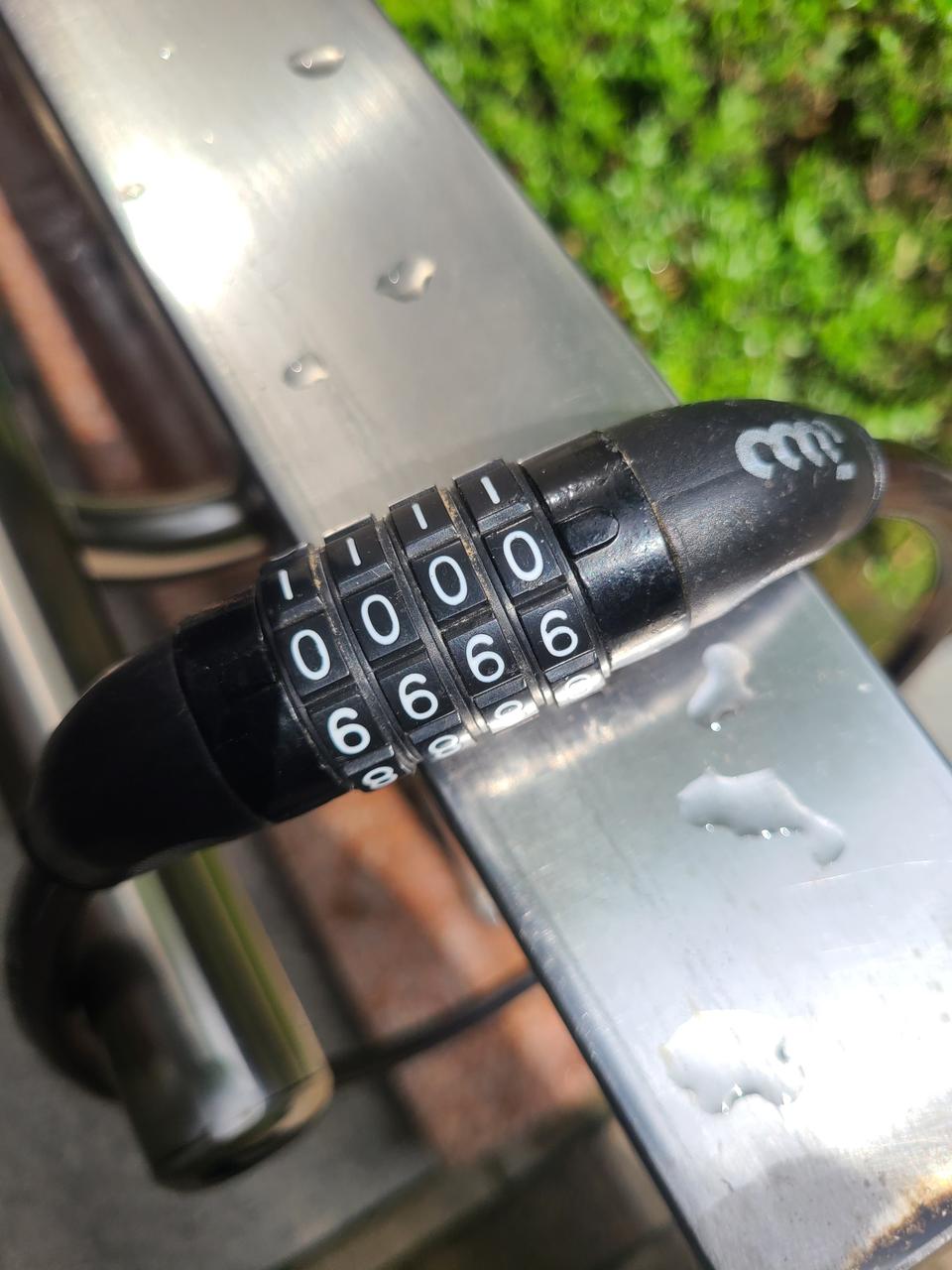 자전거 와이어 자물쇠