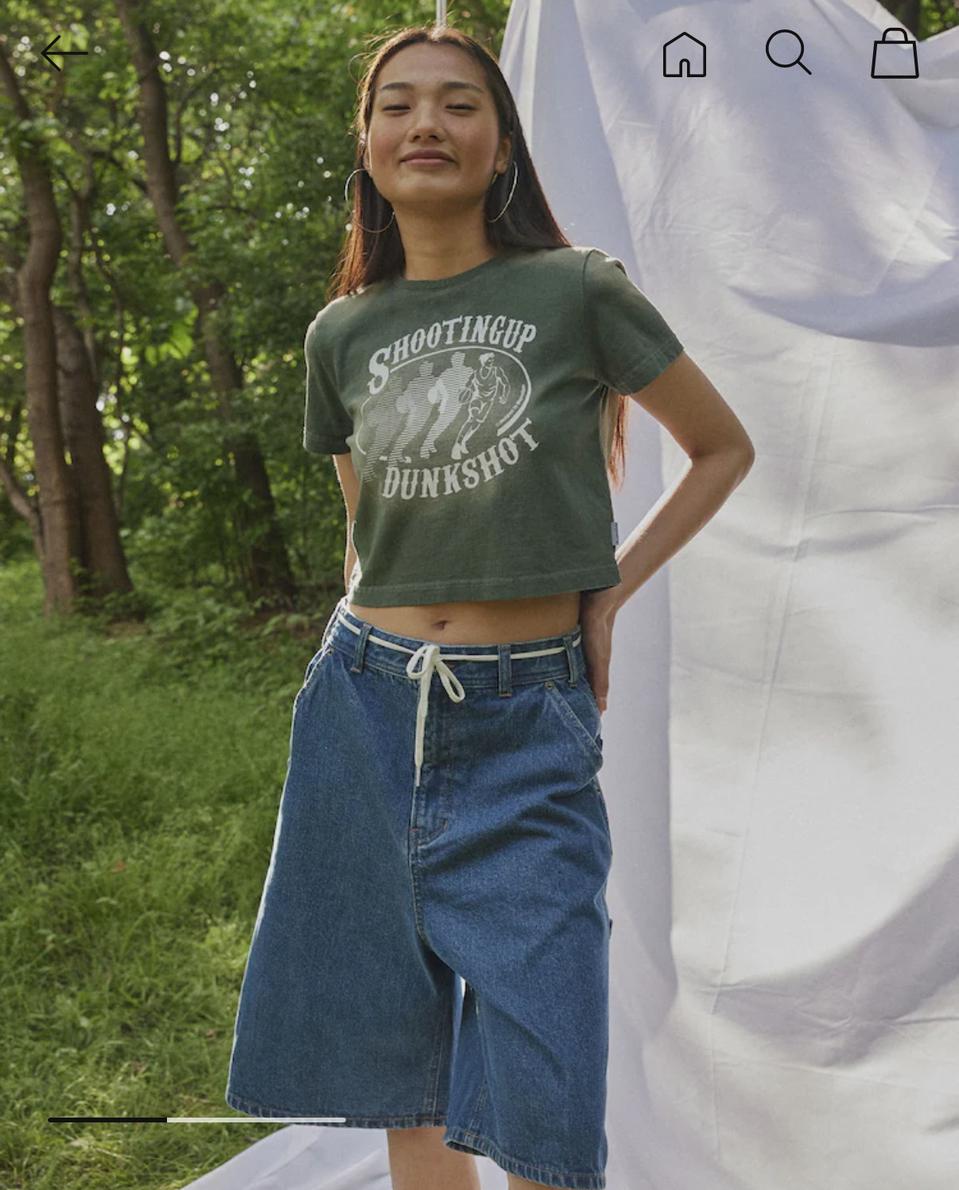 맥우드건 버뮤다 미디움인디고 쇼츠팬츠