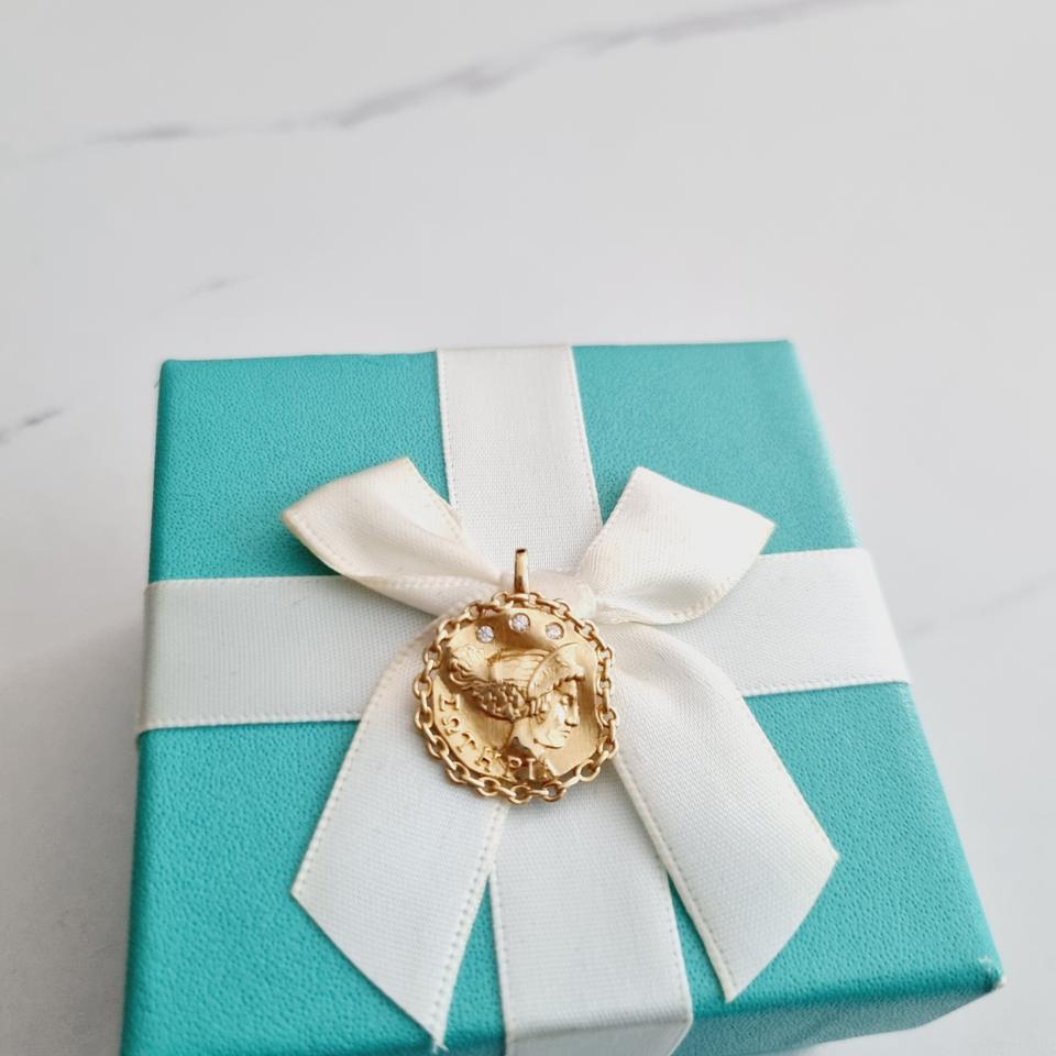 14k옐로우골드 코인 펜던트(체인별도)