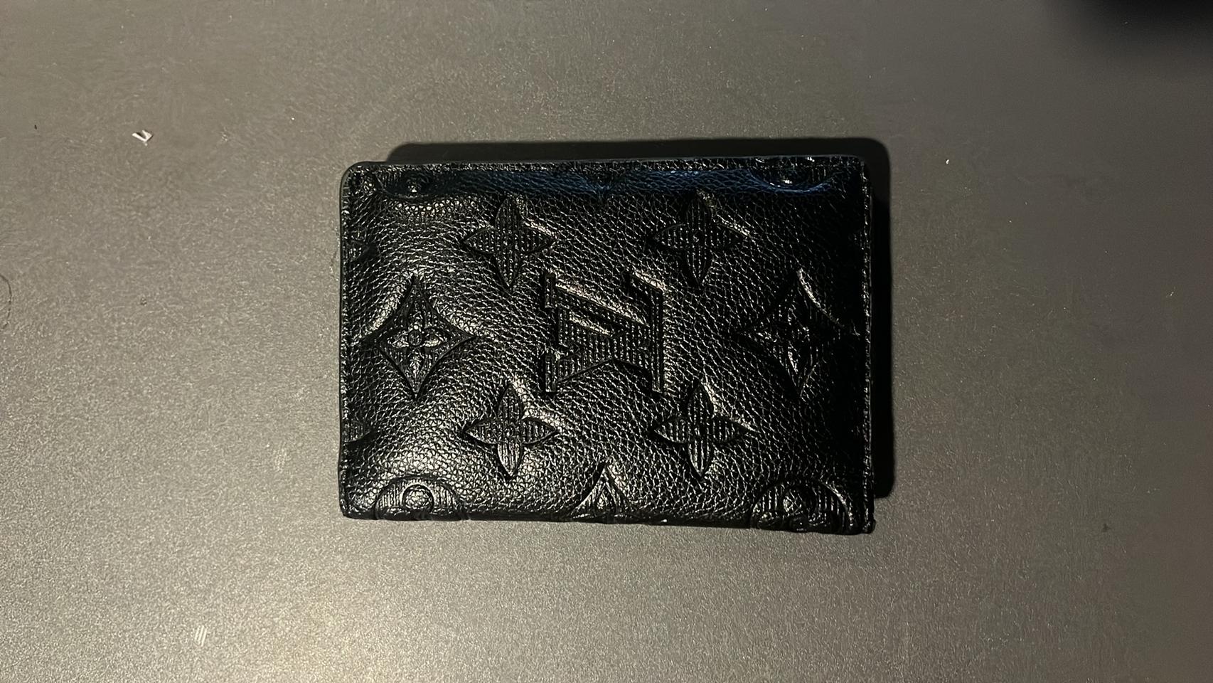 루이비통블랙 모노그램쉐도우카드지갑