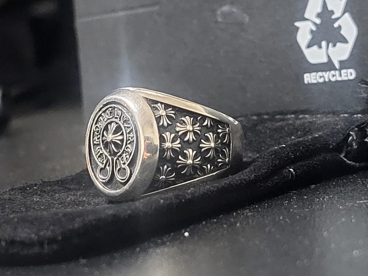 [풀구성품] 크롬하츠 말발굽 크로스 챔피언 링 24호