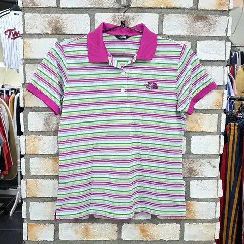 107. 노스페이스 카라 반팔티