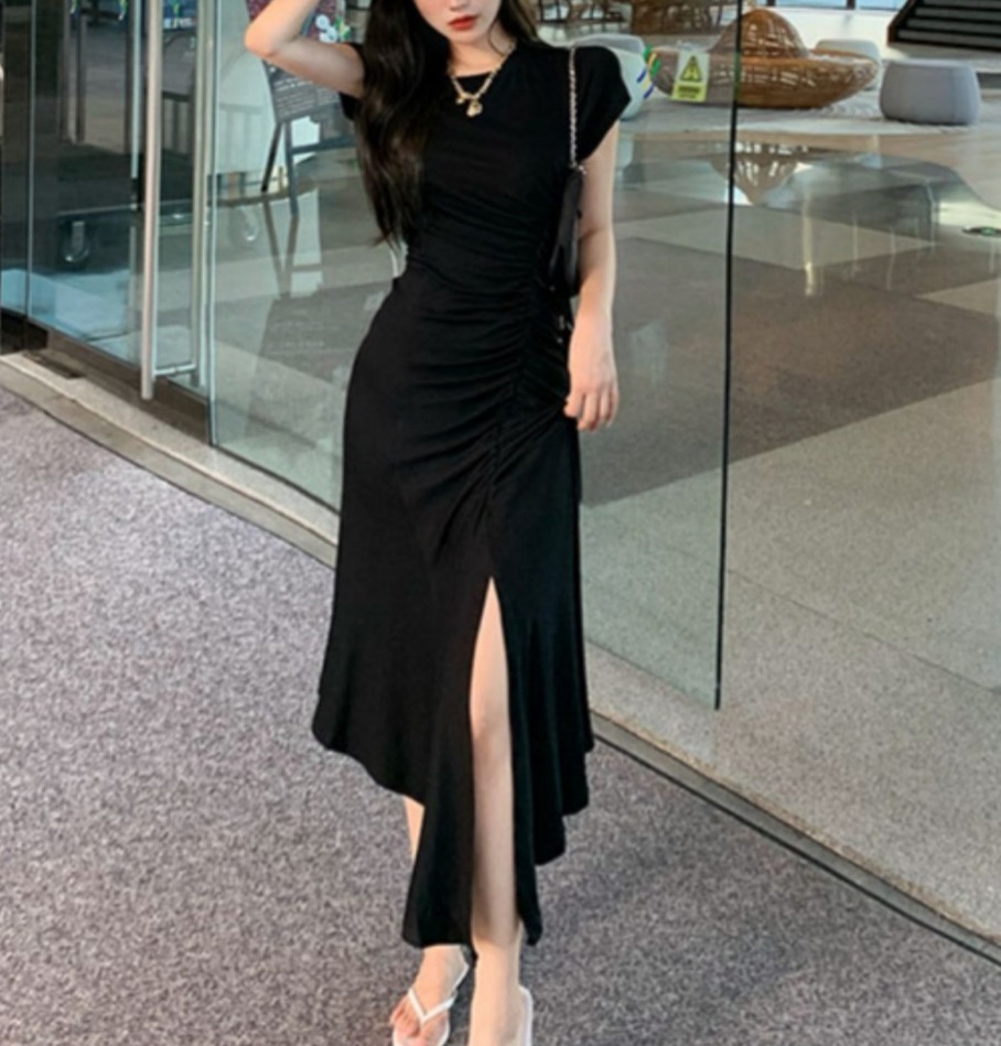 실켓 원단(면실크) 39000트임 원피스(미착용 새제품)