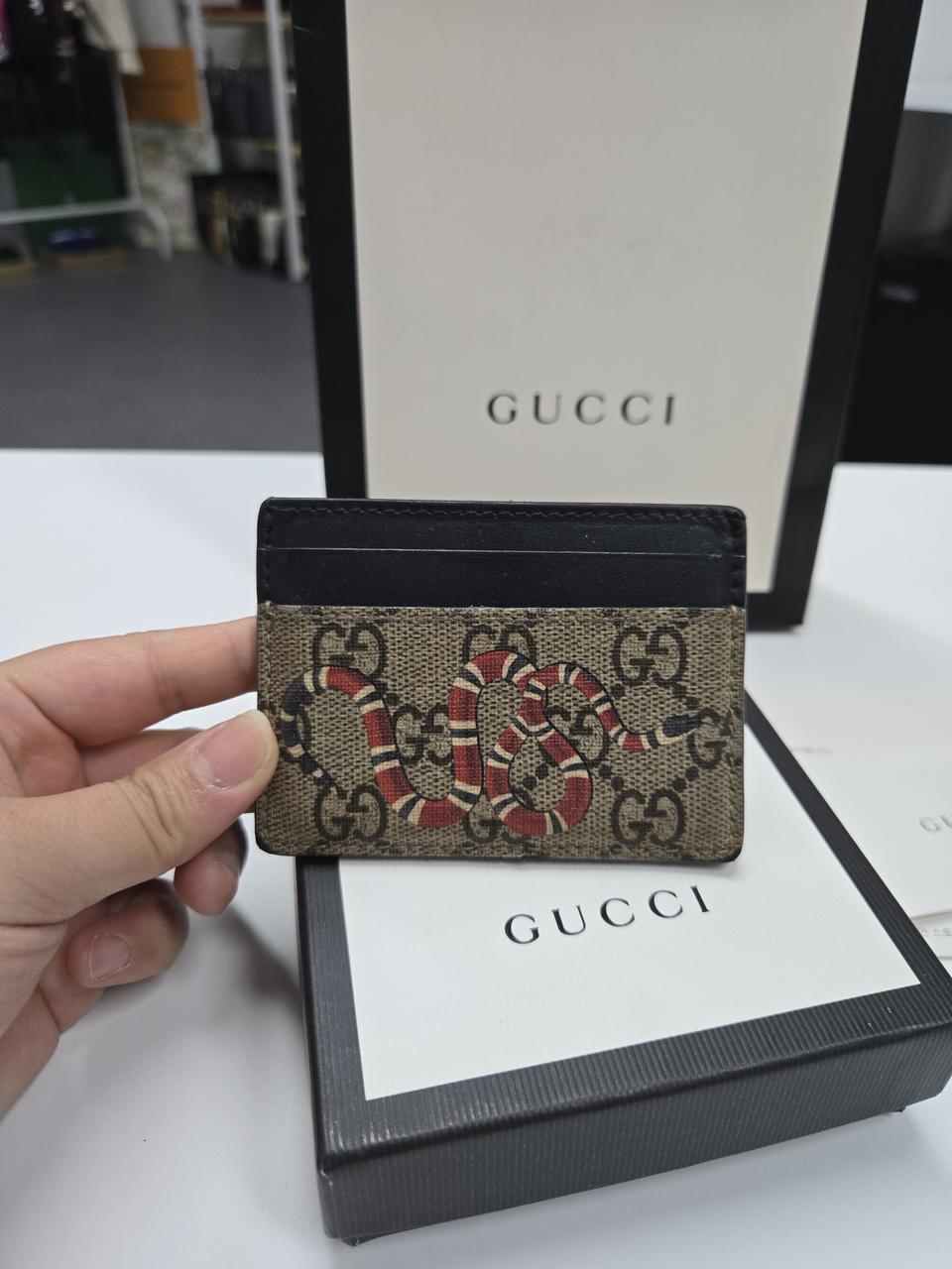 구찌 킹스네이크 카드지갑