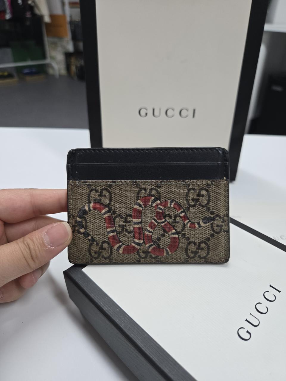 구찌 킹스네이크 카드지갑