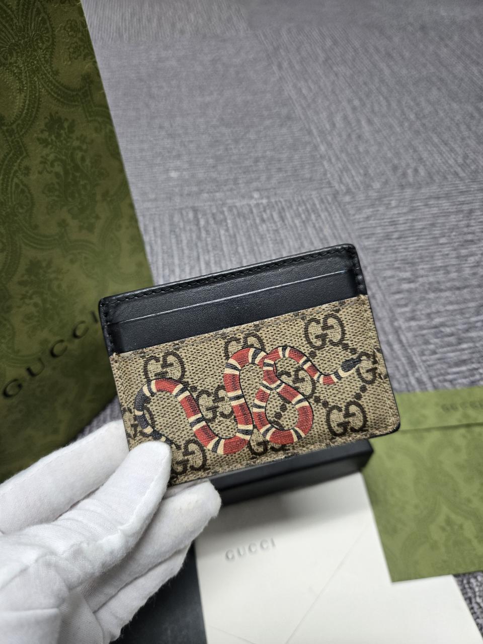 [정품]구찌 스네이크 카드지갑