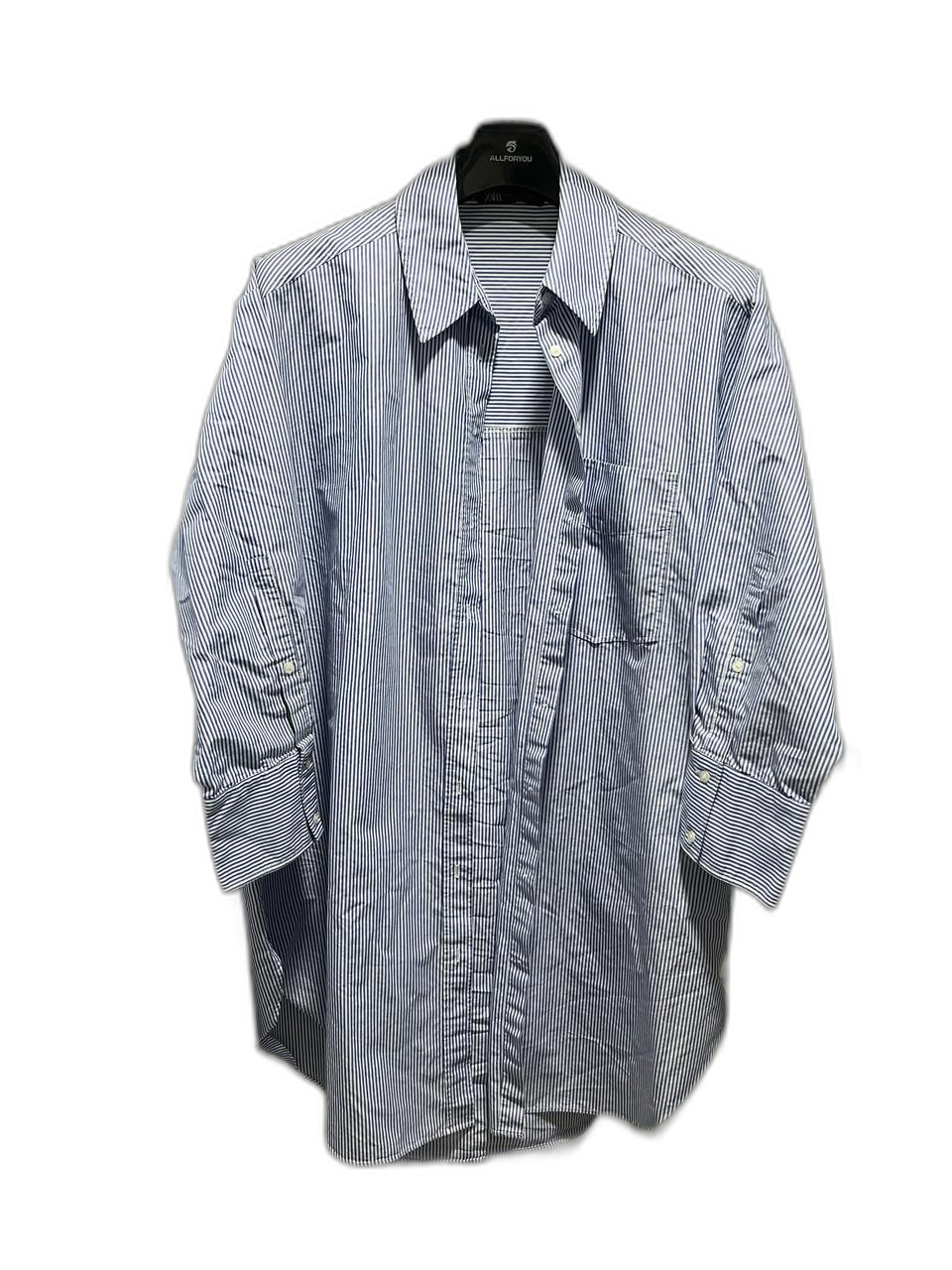 자라 스트라이프 셔츠 원피스