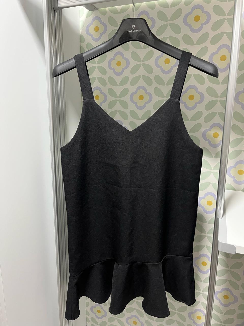 블랙 뷔스티에 원피스