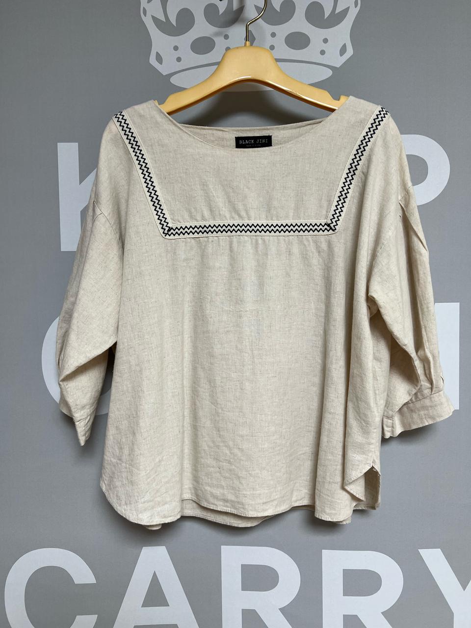 린넨 블라우스