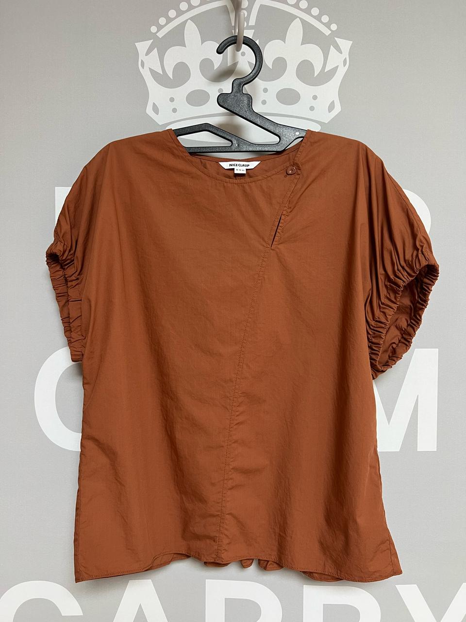 나이스클랍 면 블라우스