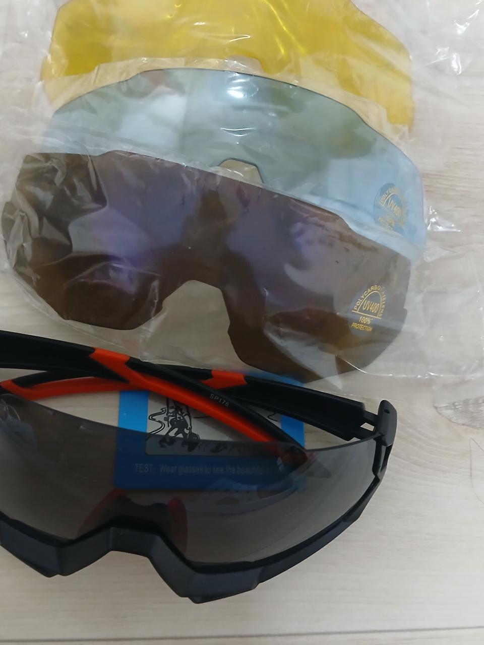 락브로스 자외선차단 고글5개 새것 일괄