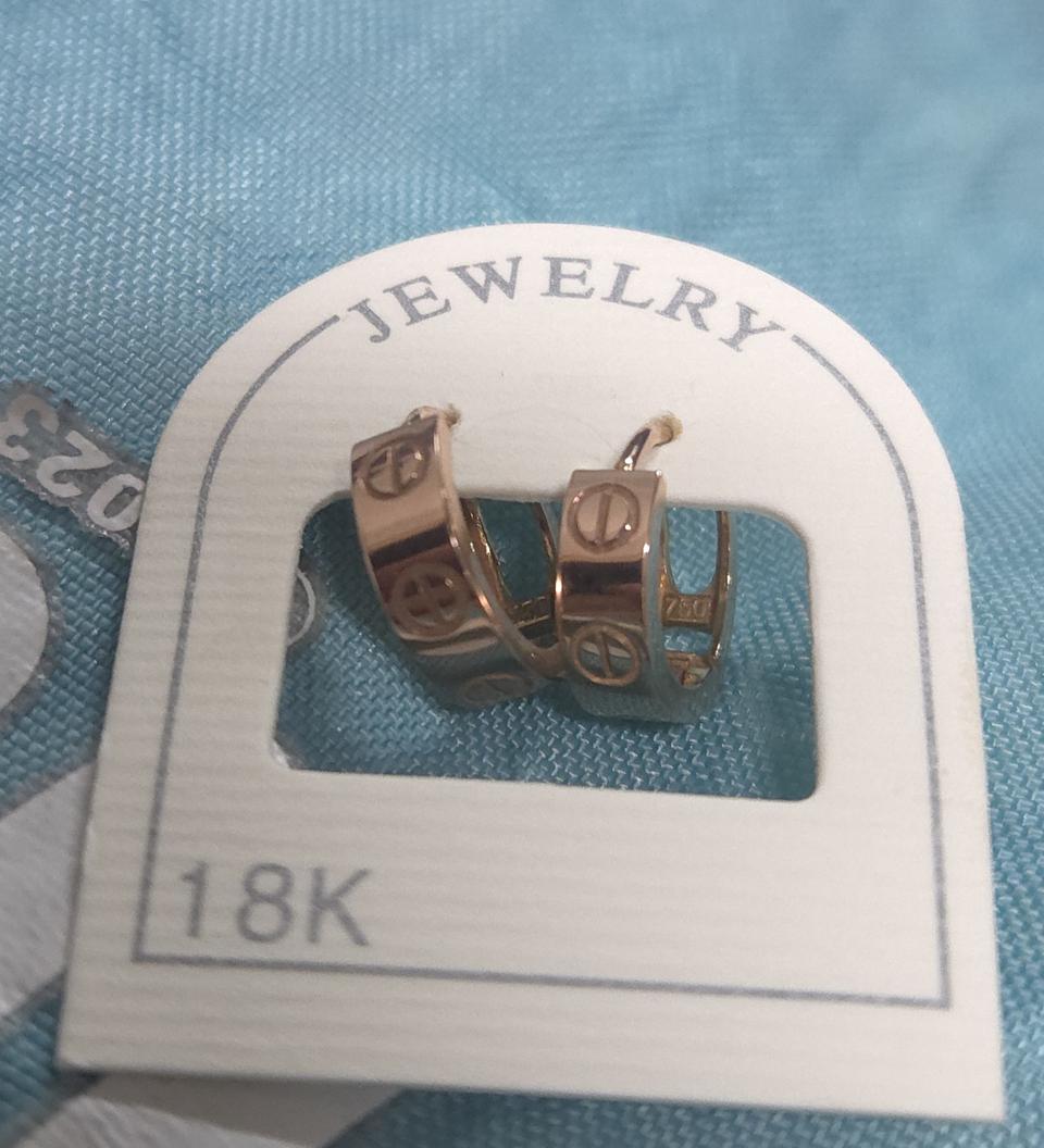 18k귀걸이