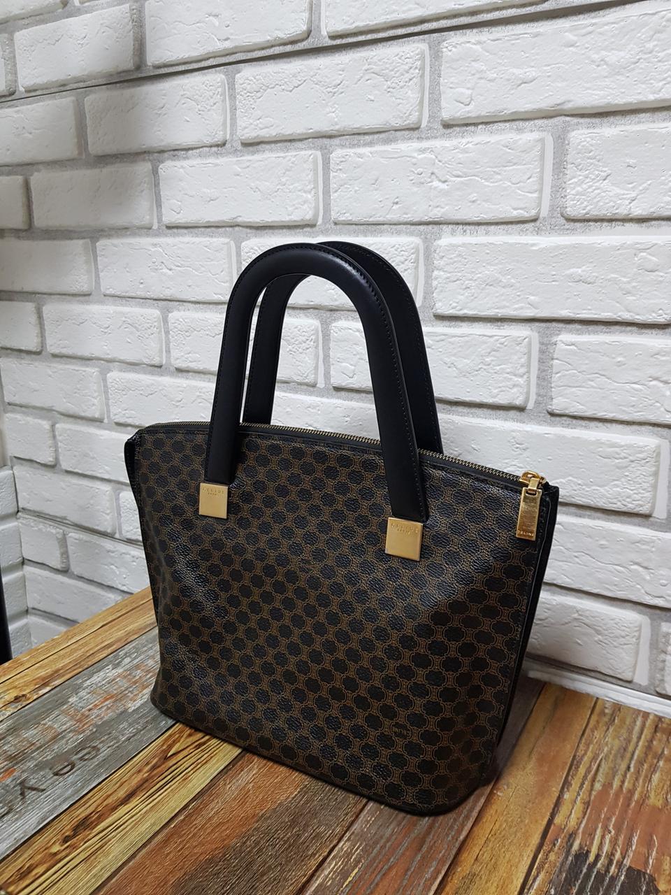 [정품] 셀린느 블랙 마카담 토트백