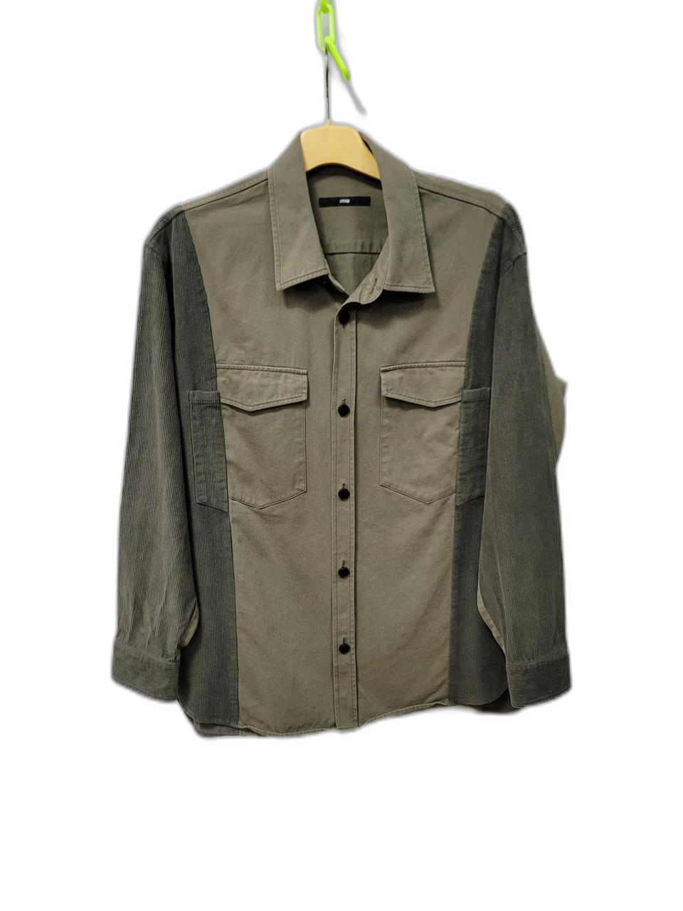 시스템 셔츠 오버핏 봄,가을 남성95~105