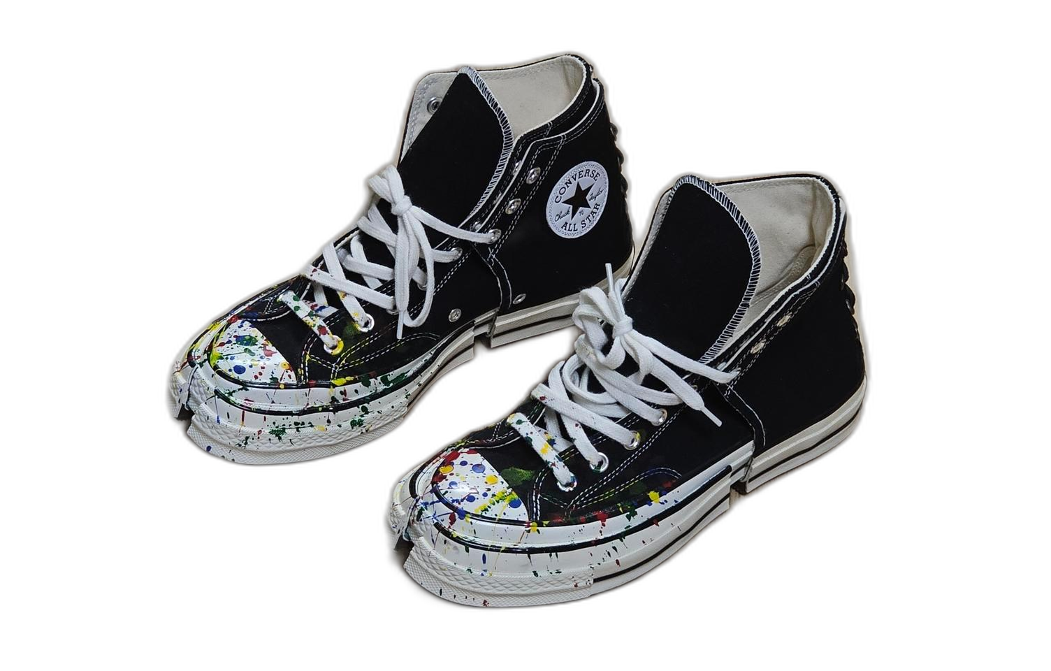 (새상품) 컨버스 펑첸왕 페인팅 커스텀 하이(정품/260)