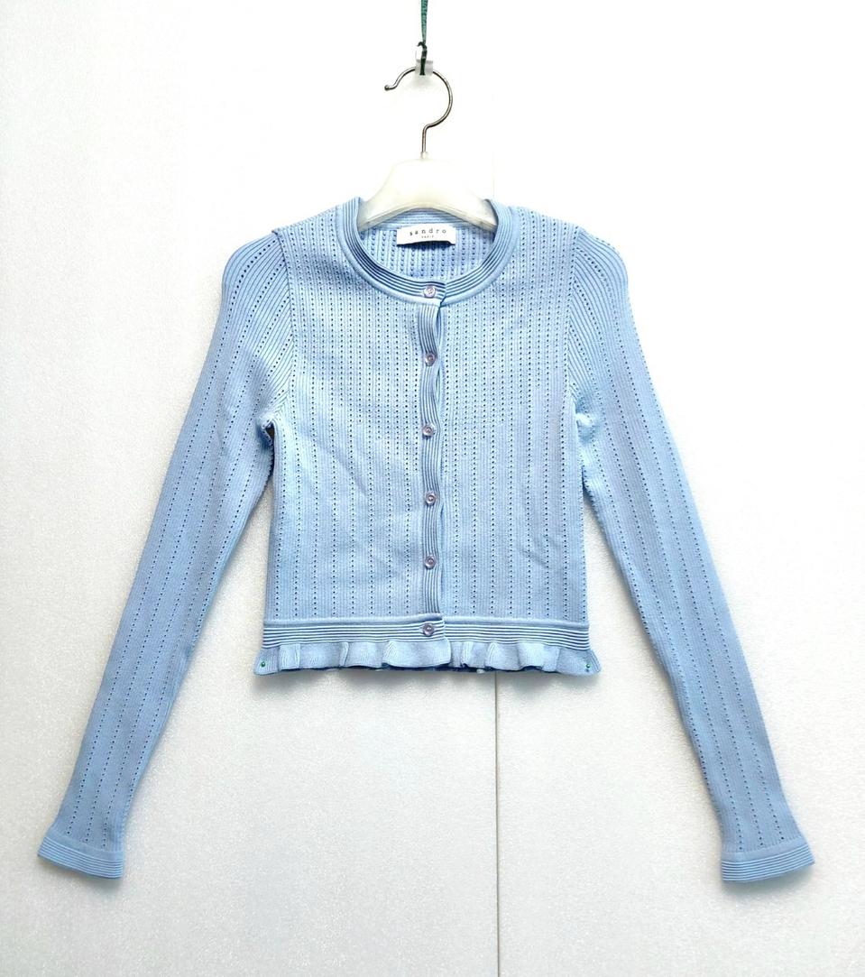 산드로 여성가디건44/크롭 볼레로 상태최상/택포