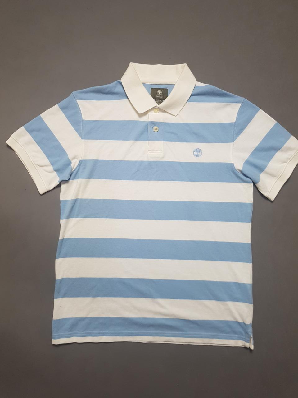 [100] 팀버랜드 배색 반팔 카라 티셔츠 폴로티