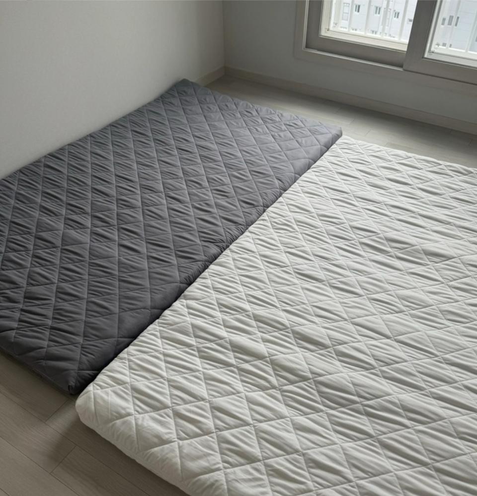 [무료배송]마약 매트 9존 바닥 접이식 토퍼 매트리스 슈퍼싱글 퀸 침대