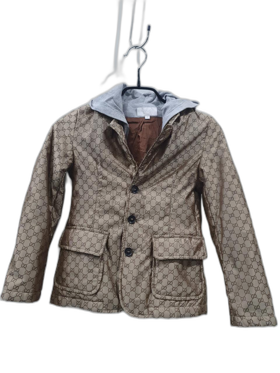 [매장판]구찌 GG 패턴 후드 재킷자카드(블레이저/패딩)6Y사이즈