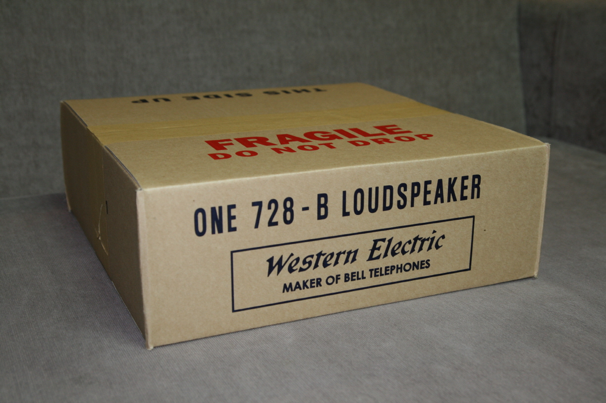 웨스턴 Western Electric 728B 스피커 카톤 박스 복각