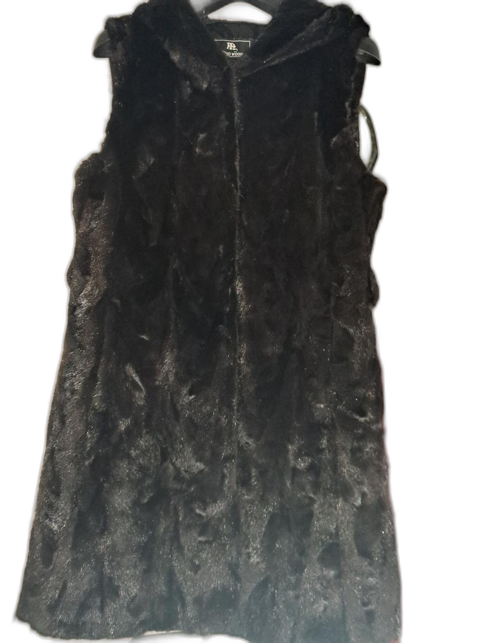 밍크후드롱베스트