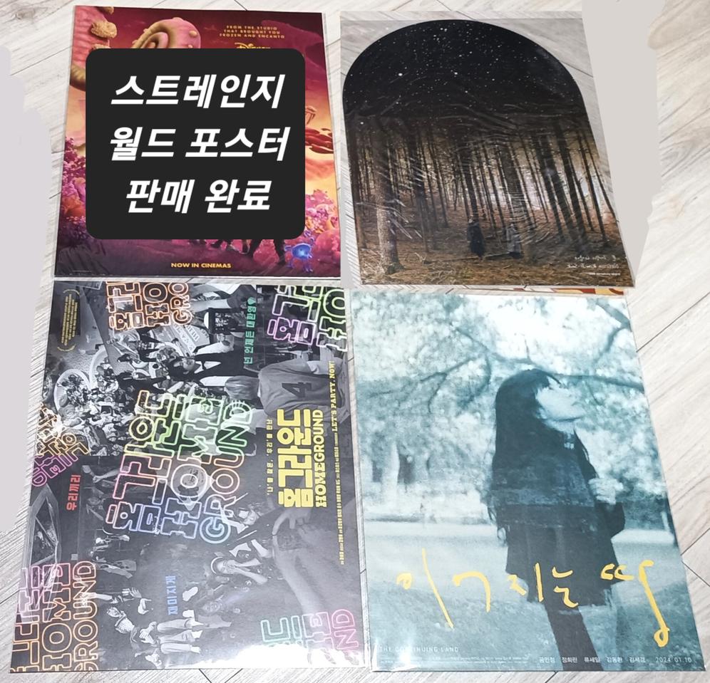 홈그라운드 이어지는 땅 온 세상이 하얗다 A3 포스터 영화 포스터