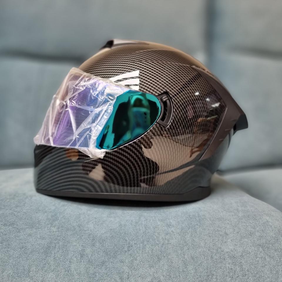 (폐업정리/안전결제/즉시발송/무료배송)카본패턴 풀페이스 오토바이 헬멧
