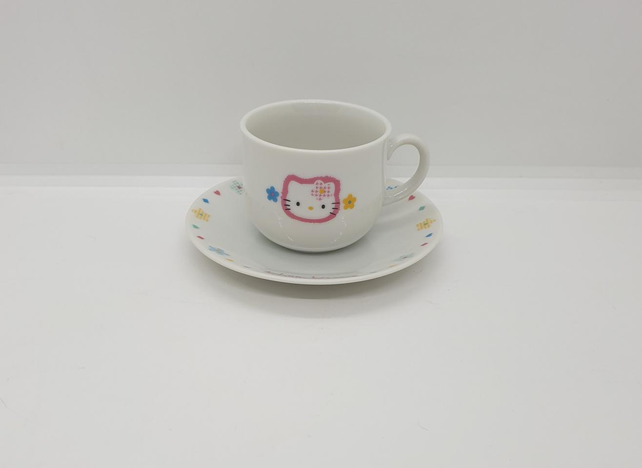 플라워 키티 에스프레소잔