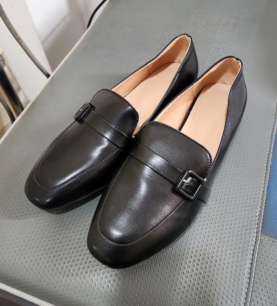 블랙 로퍼 단화 2cm  240