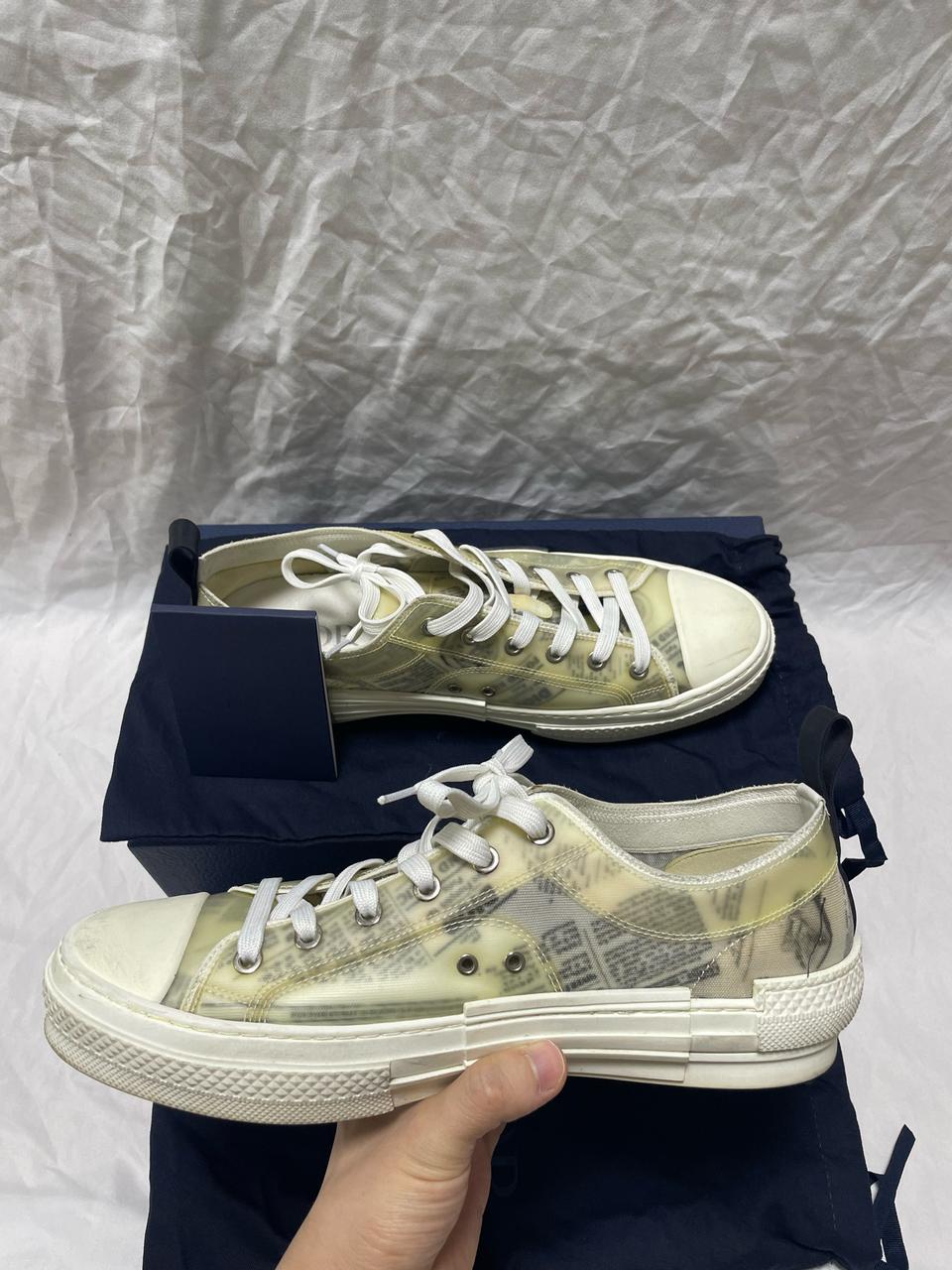 [43] 디올 다이엘아샴 뉴스페이퍼 로우탑 스니커즈