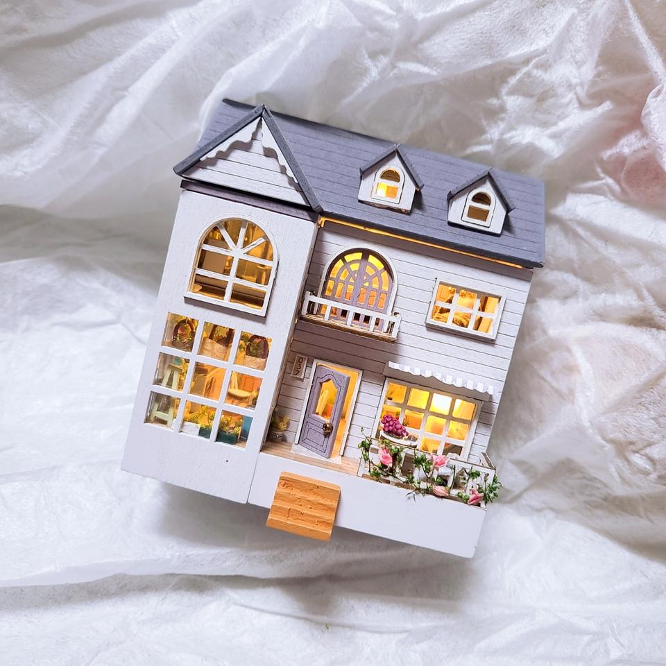 DIY 미니어처하우스 완성품 (LED)