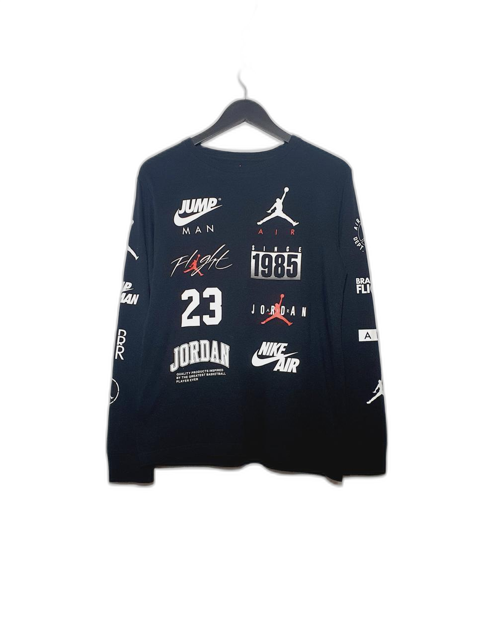 AIR JORDAN 에어조단 긴팔 라운드티셔츠