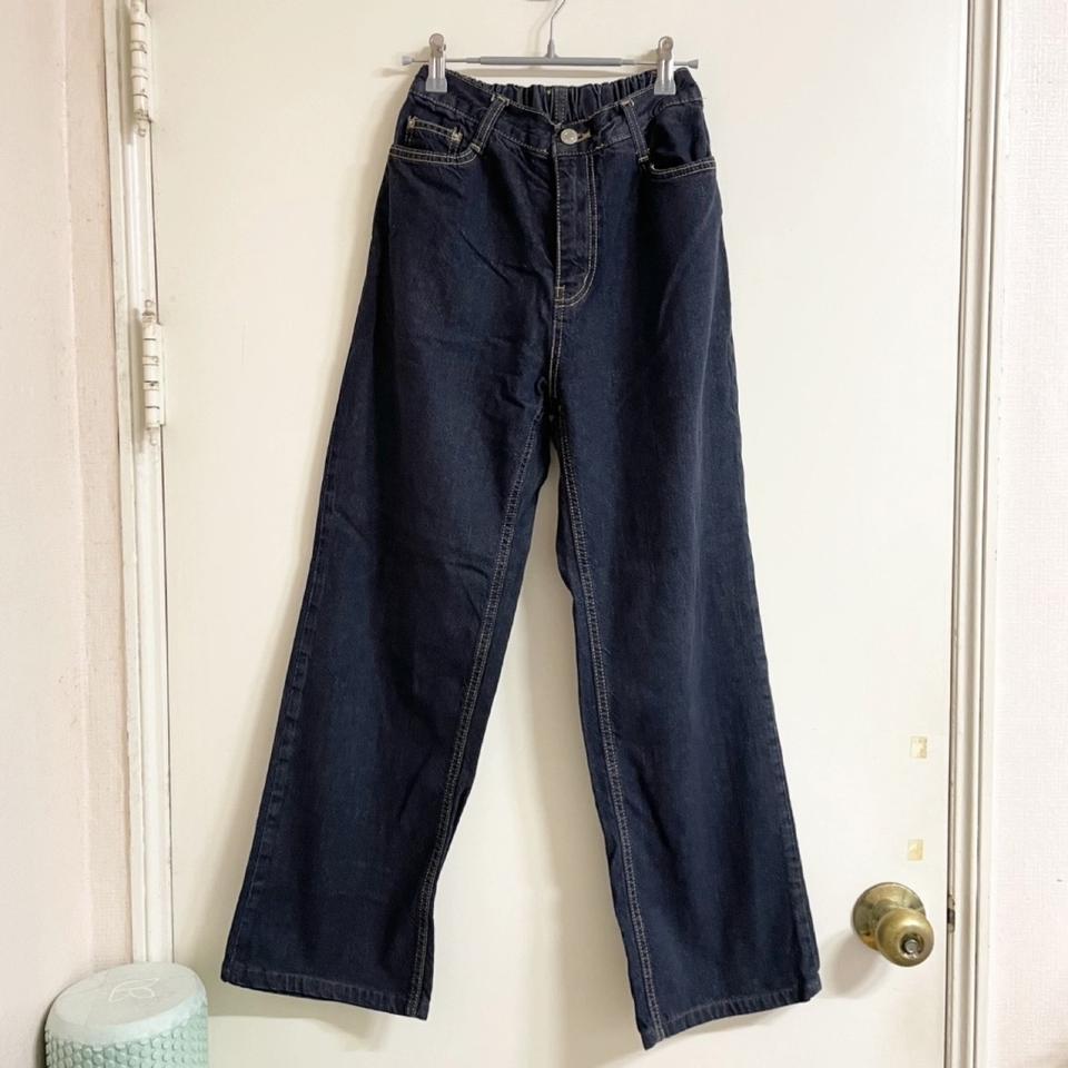 밴딩 생지 일자핏 청바지 데님 팬츠 (24-26)
