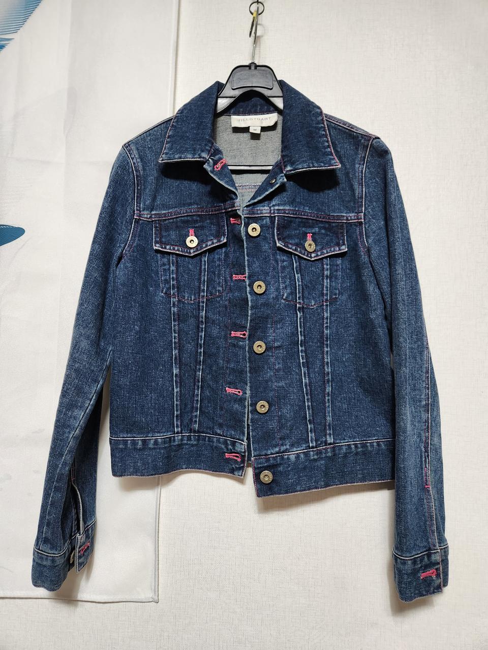 여 질스튜어트 스판좋은 청자켓ㅡ55