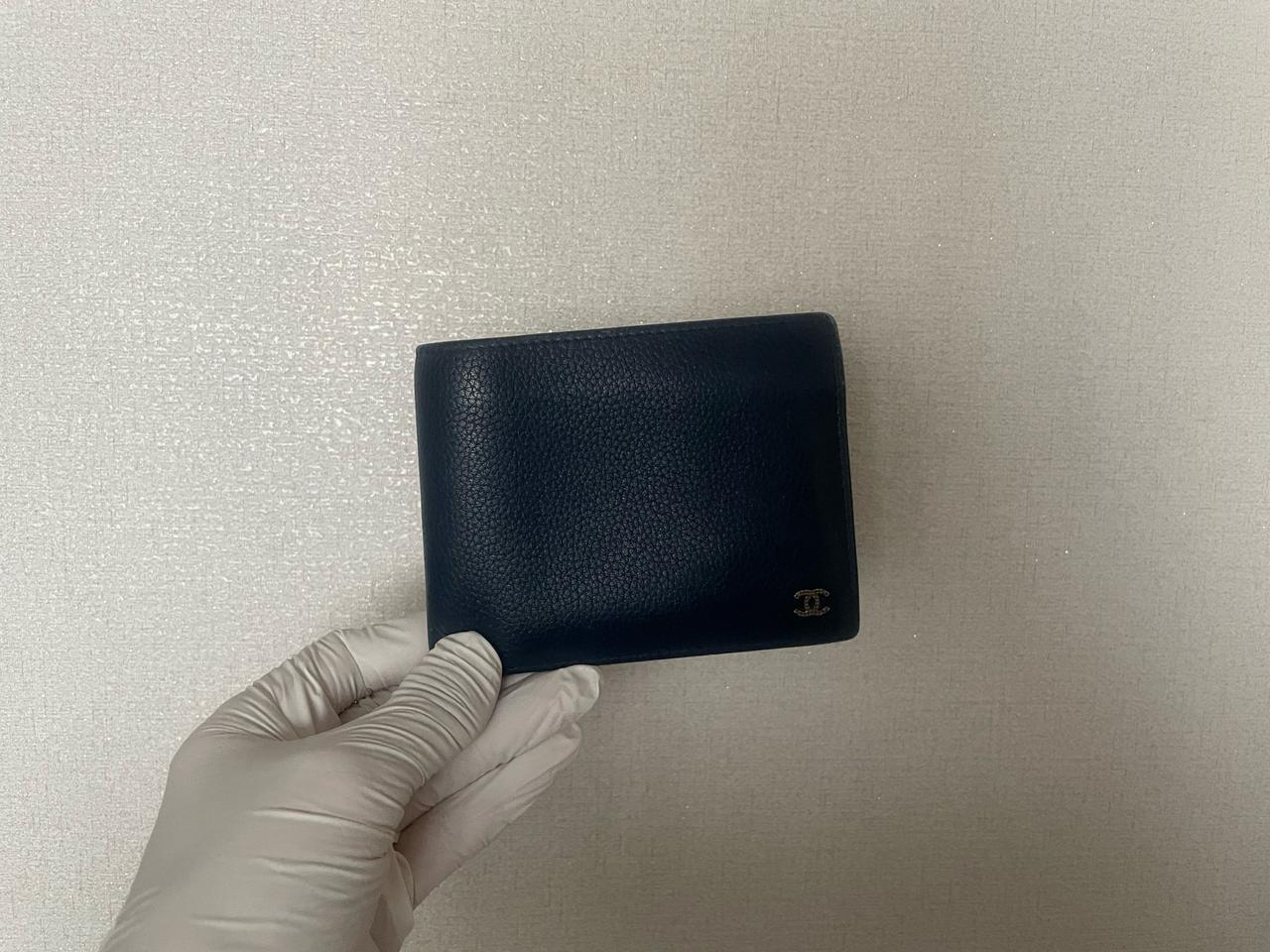 레어템 중고 샤넬 네이비 반지갑