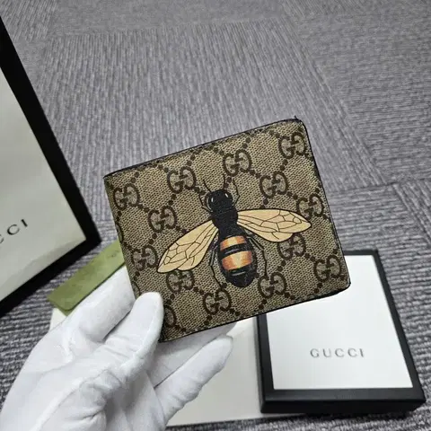 [정품]구찌 꿀벌 반지갑
