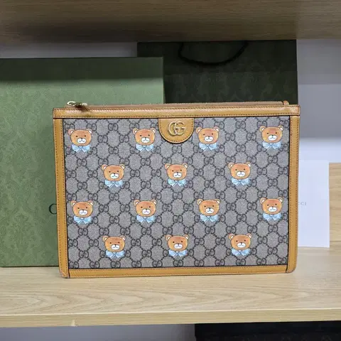 [정품]구찌 카이 포트폴리오 클러치백