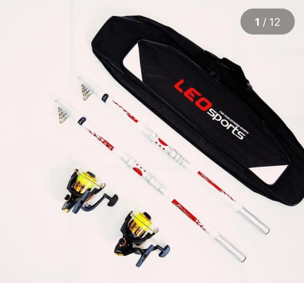 원투낚시대3.6m2대+5000번릴2대+릴줄+낚시가방