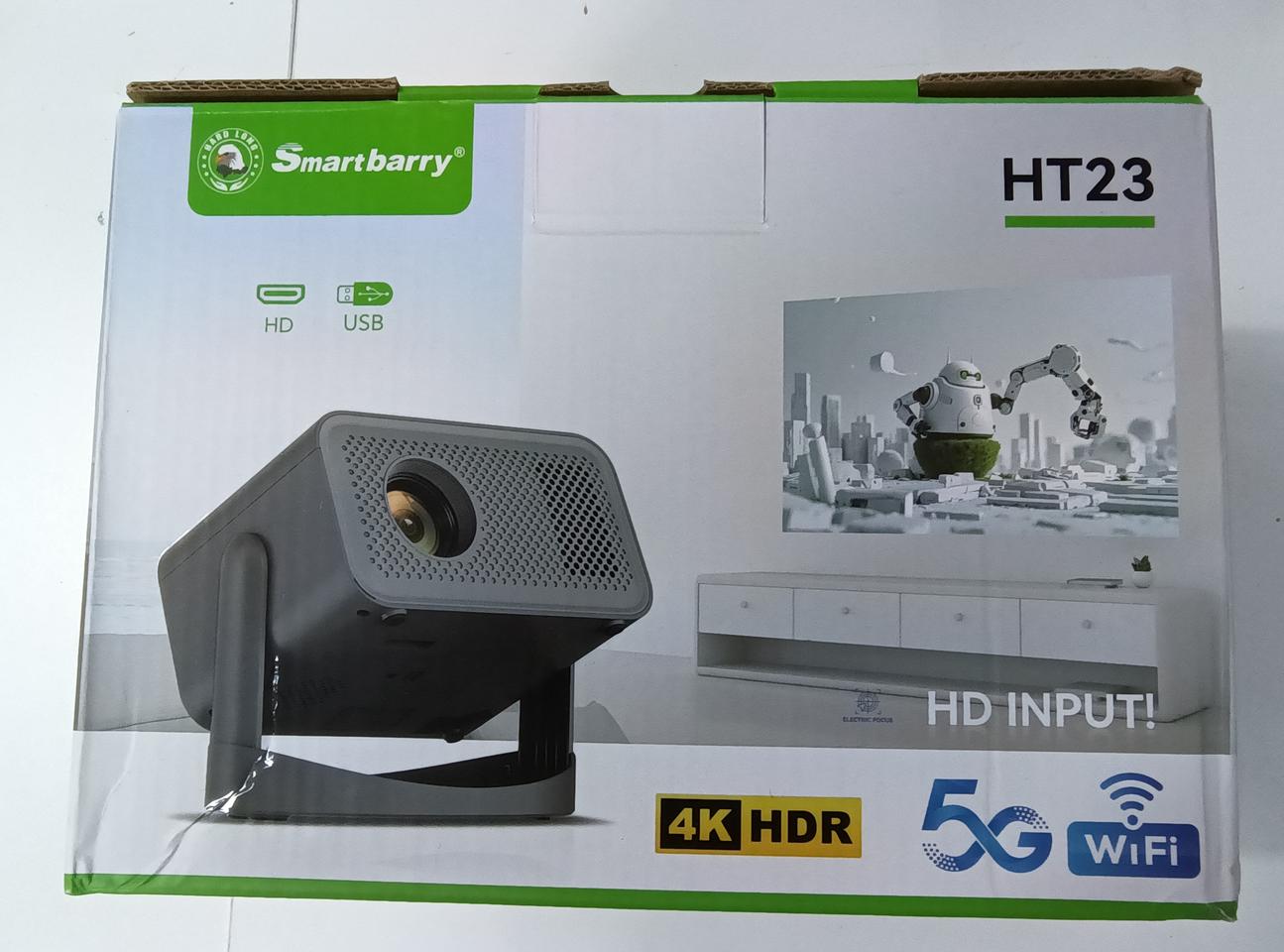 4K HDR 고화질 빔 프로젝터 smart barry ht23 5G wi