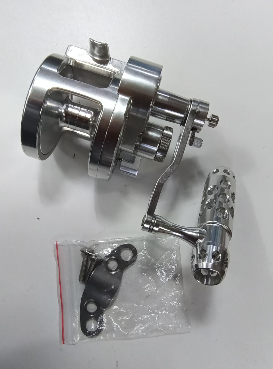 해수 지깅 빅 게임 낚시 릴 CNC 가공 2 단 레버 드래그 심해 보트