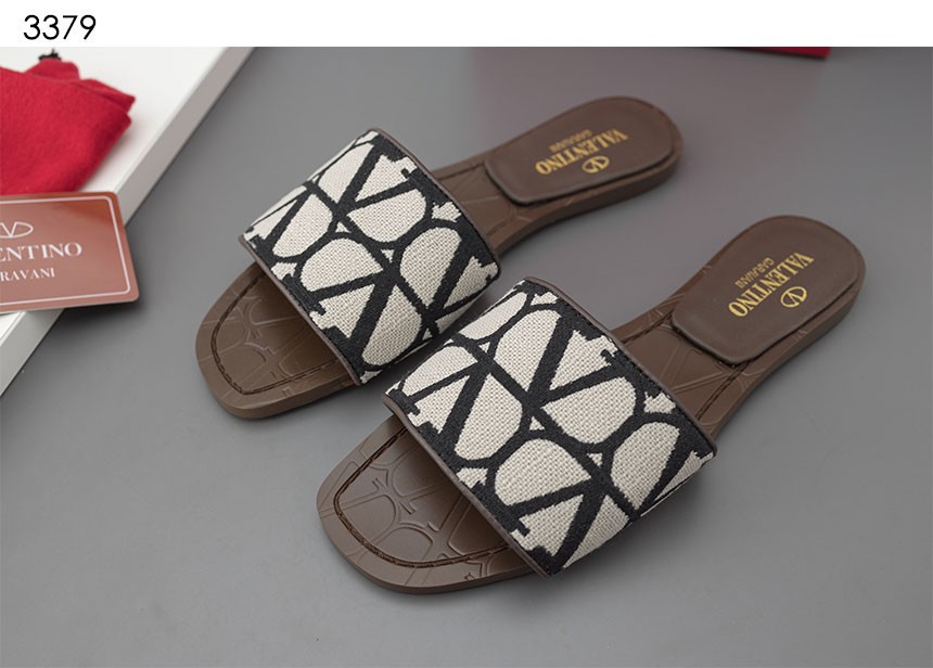 V 슬라이드 샌들