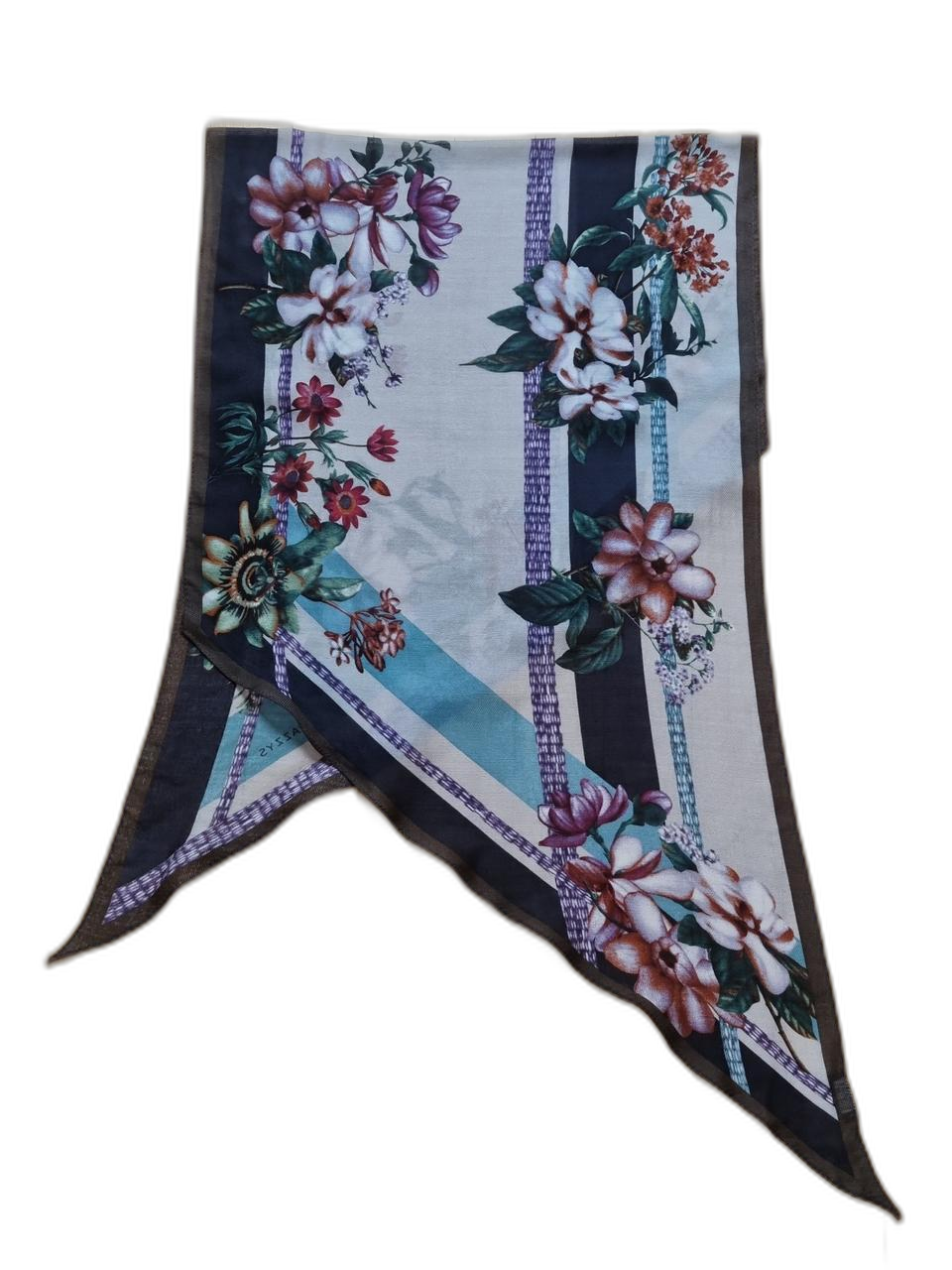 미사용 헤지스 꽃무늬 스카프
