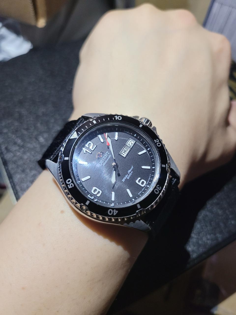 [정품] 오리엔트 카마수 마코 오토매틱 200M 방수 스쿠버 다이버워치